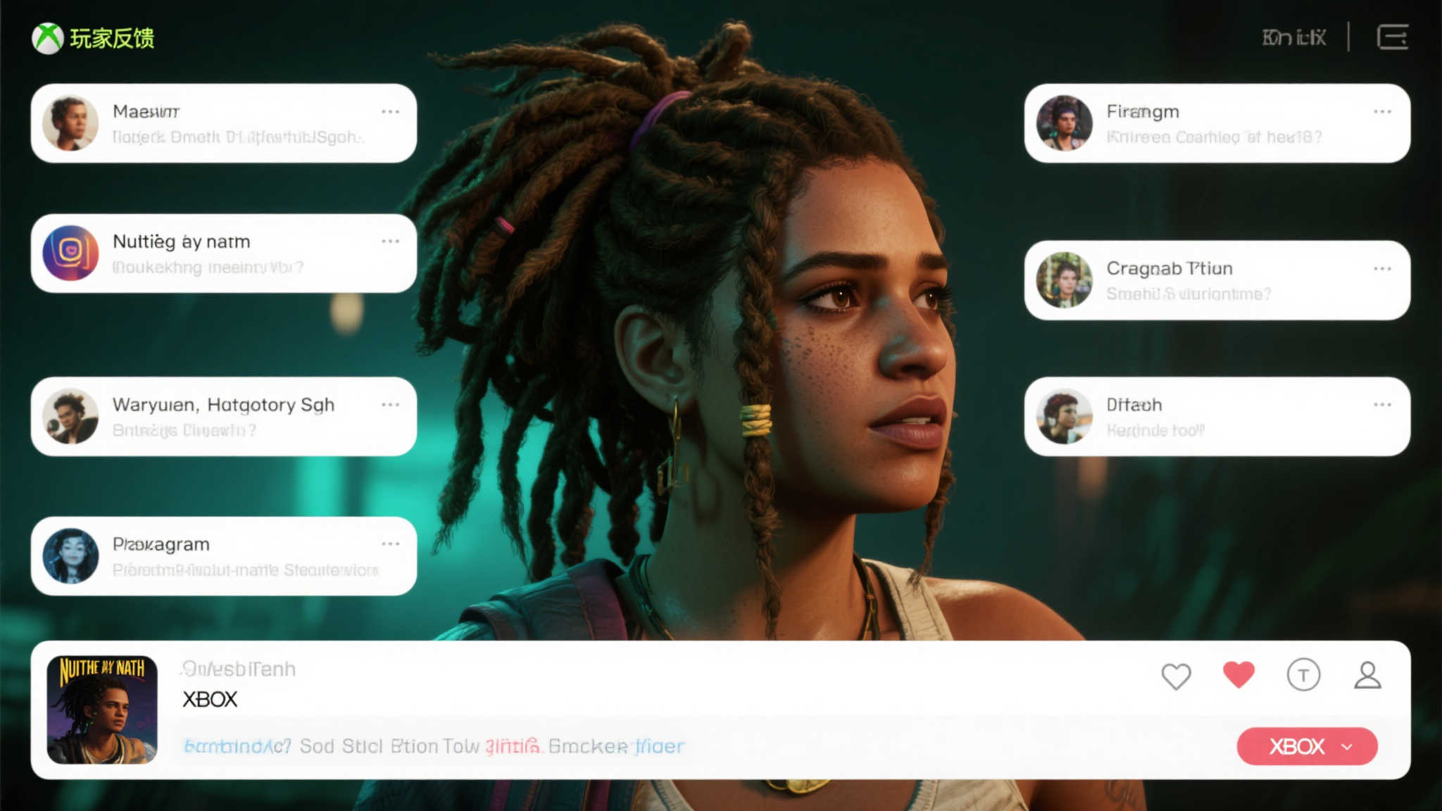 Xbox《午夜以南》新短片曝光:女主角脏辫造型焕新,扎成一团展现个性 玩家反馈:新发型引发的热议
自从《午夜